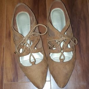 Christian Siriano Lace Up Flats